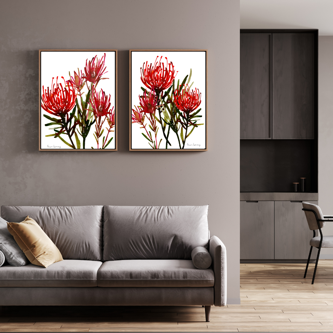 Cape Glory Watercolour Print - 2 Piece Set