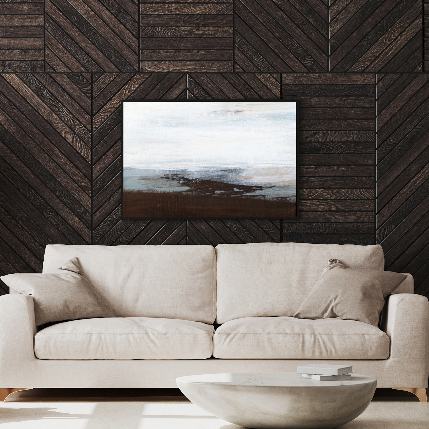 Mood Mist Landscape Canvas Print