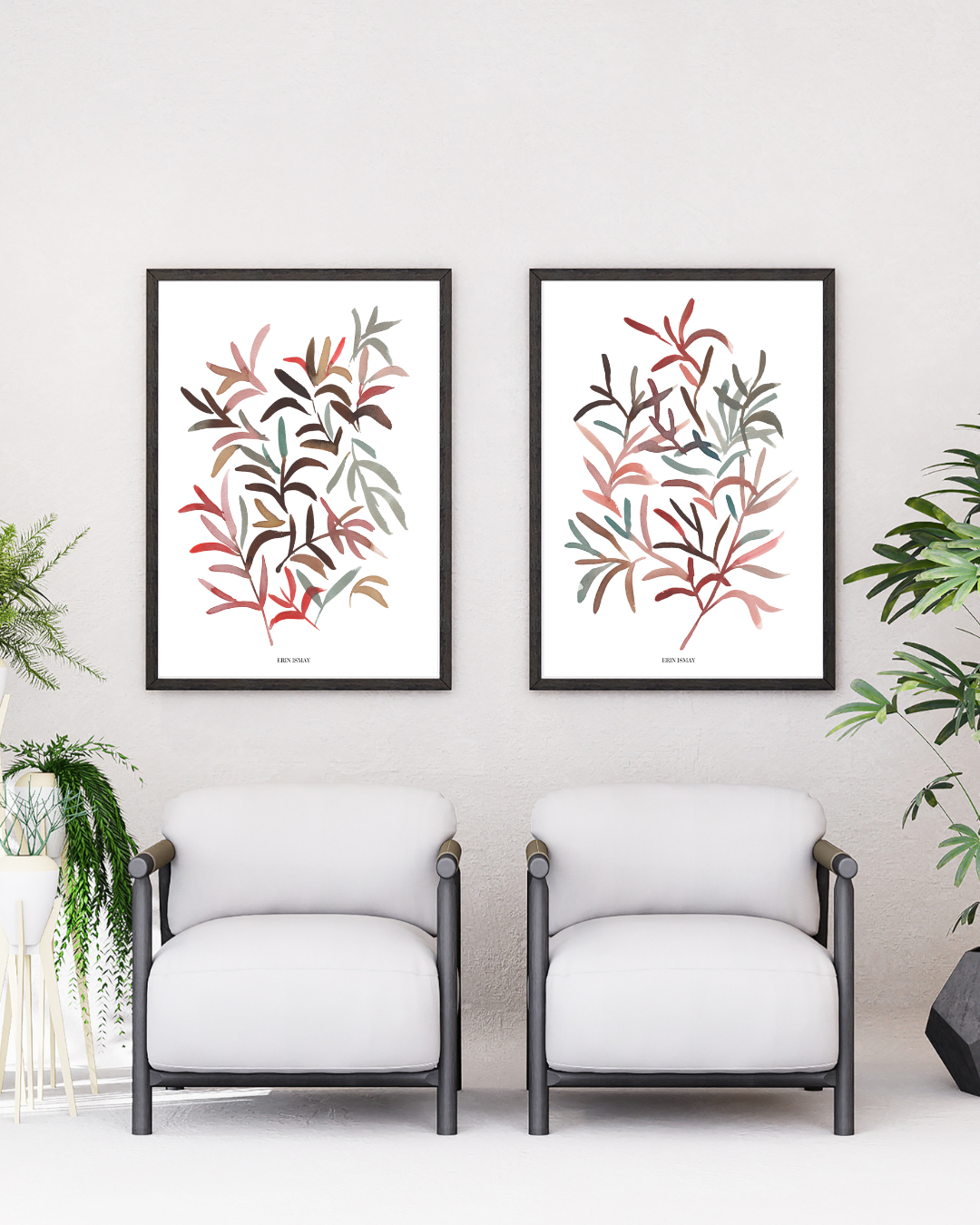 Cape Tapestry Watercolour Print - 2 Piece Set