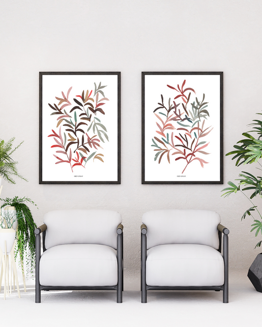 Cape Tapestry Watercolour Print - 2 Piece Set