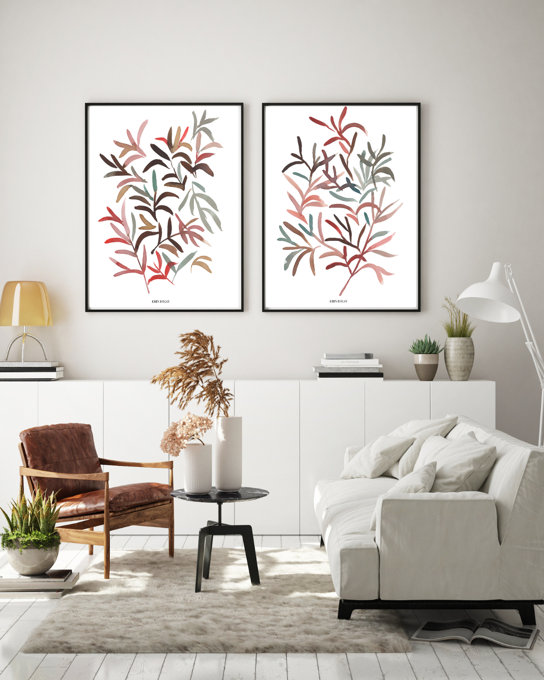 Cape Tapestry Watercolour Print - 2 Piece Set