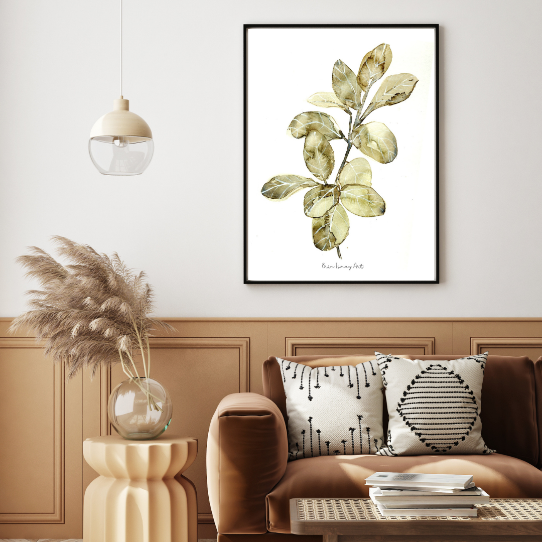 Ficus Audrey Watercolour Print