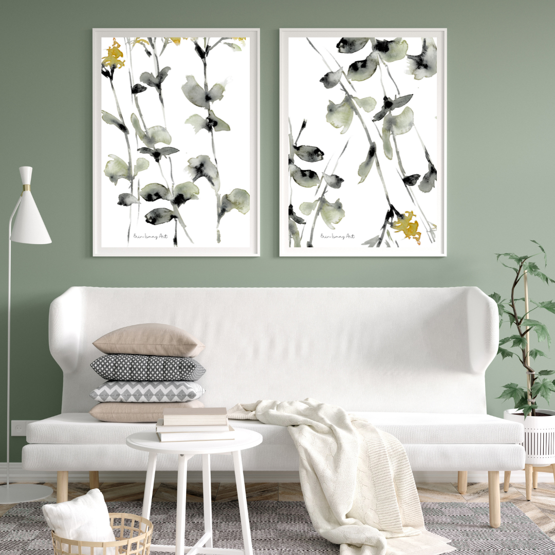 Fynbos Abstracts - 2 Piece Set