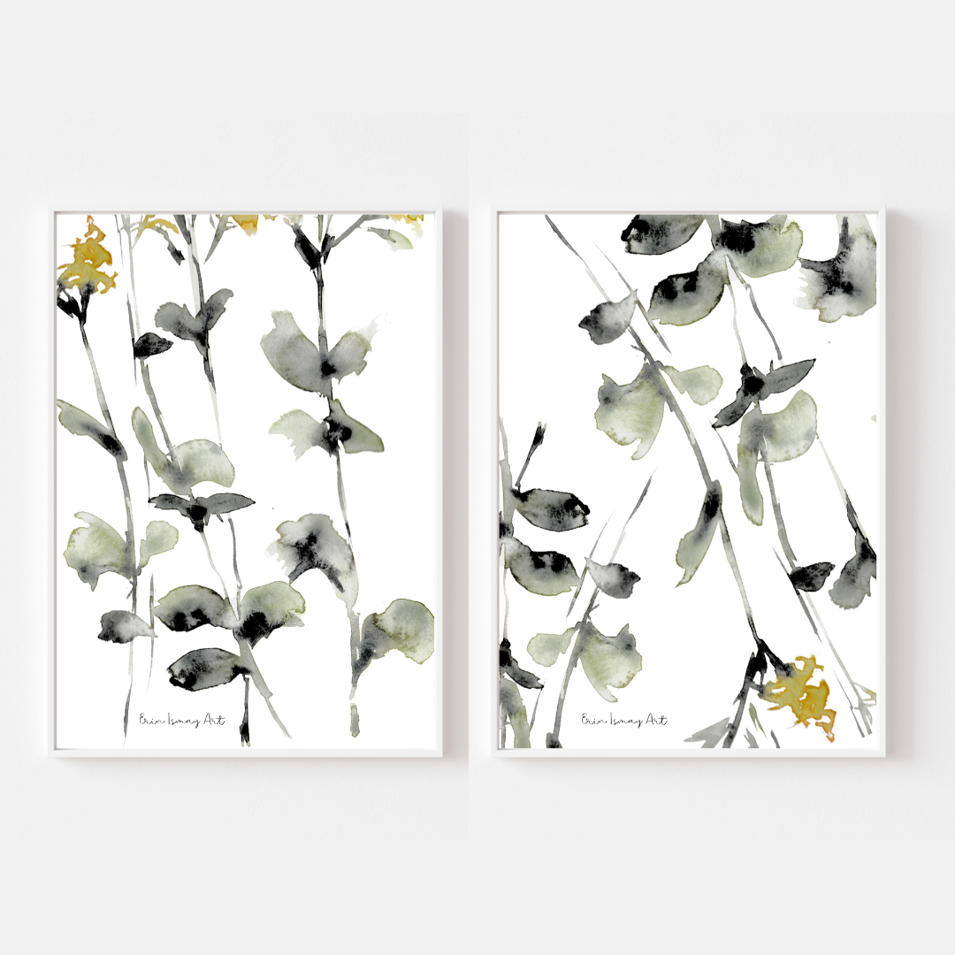 Fynbos Abstracts - 2 Piece Set