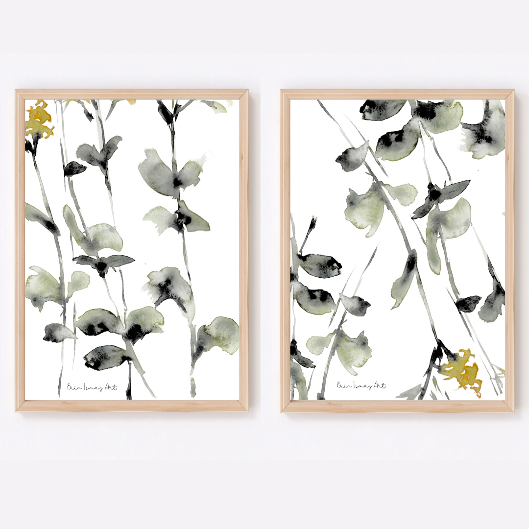 Fynbos Abstracts - 2 Piece Set