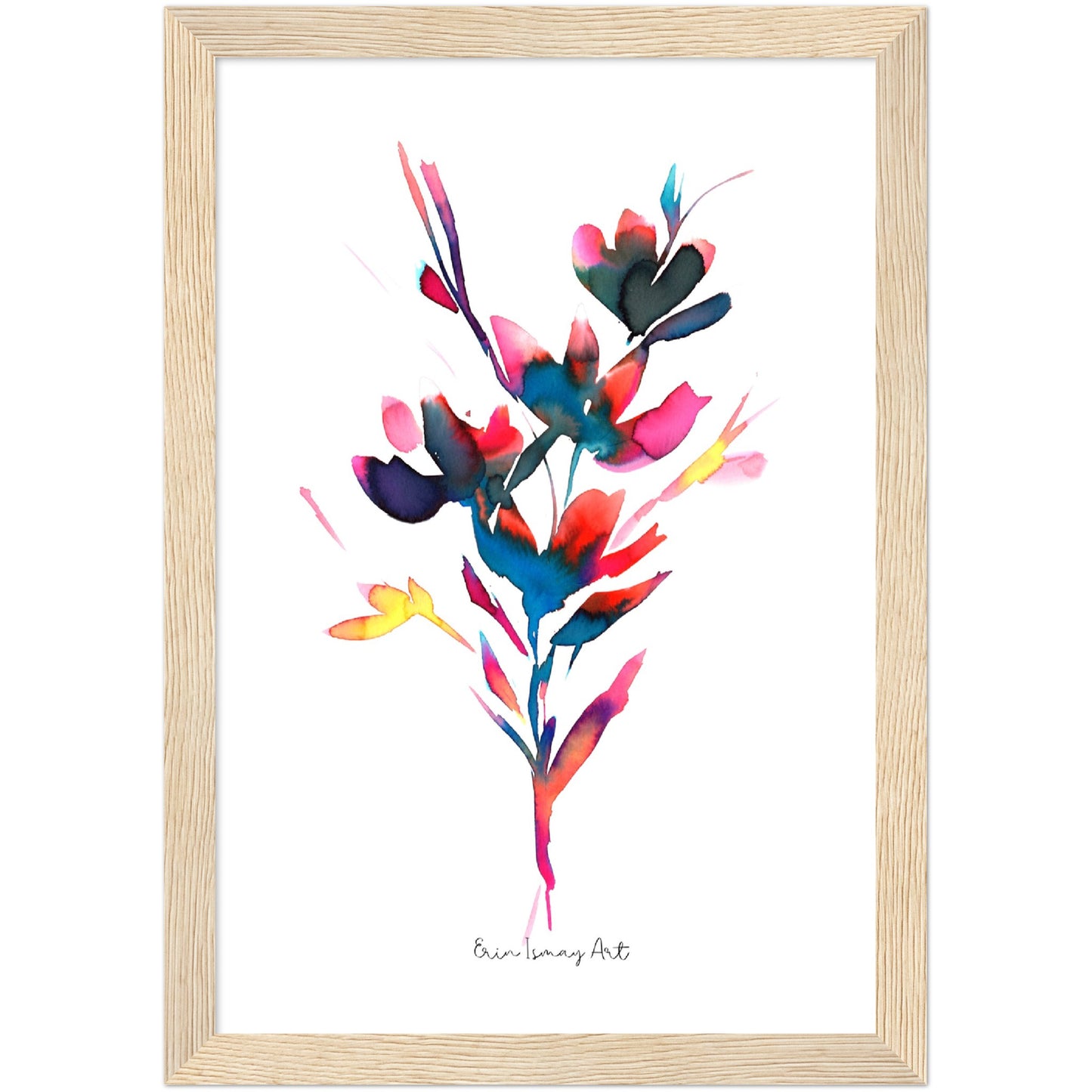Drama Floral Watercolour Print