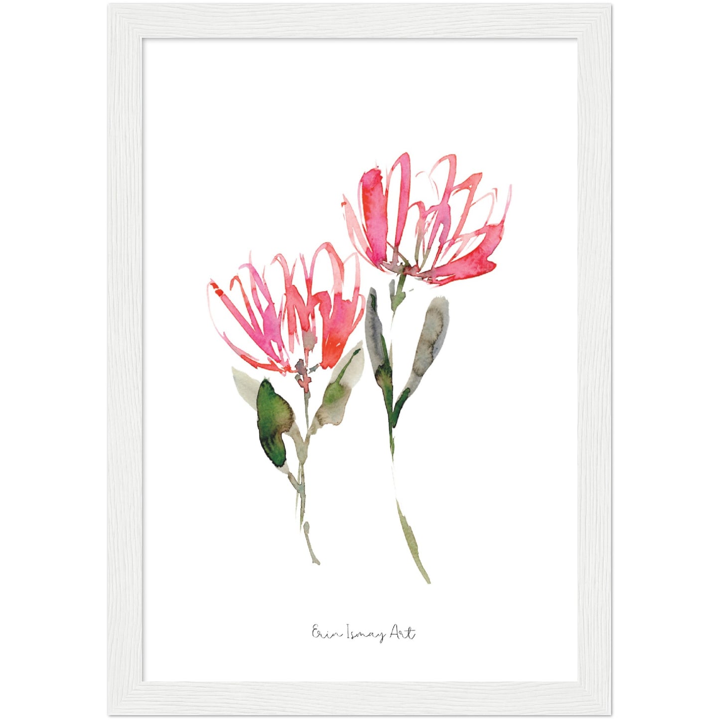 Sweet Proteas Watercolour Print