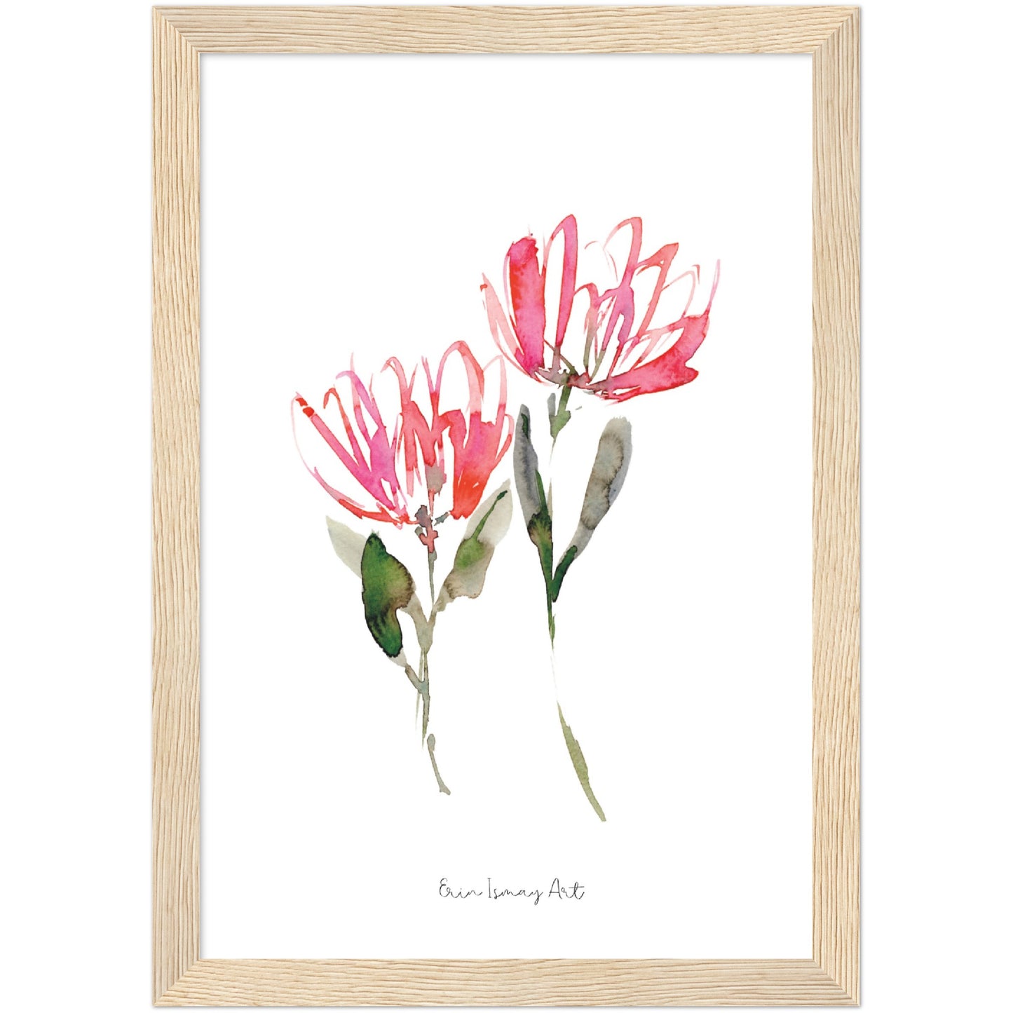 Sweet Proteas Watercolour Print