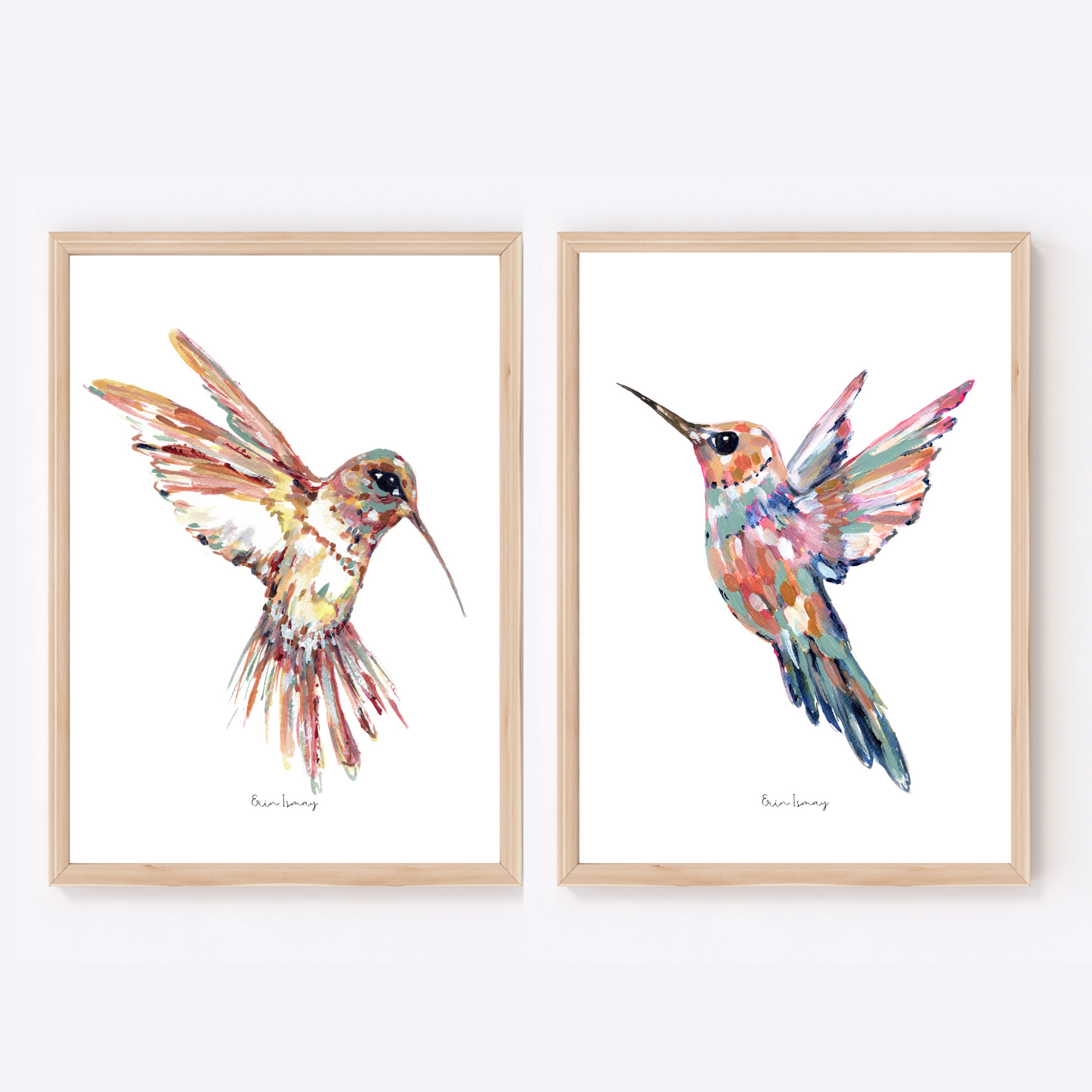 Hummingbirds - 2 Piece Set