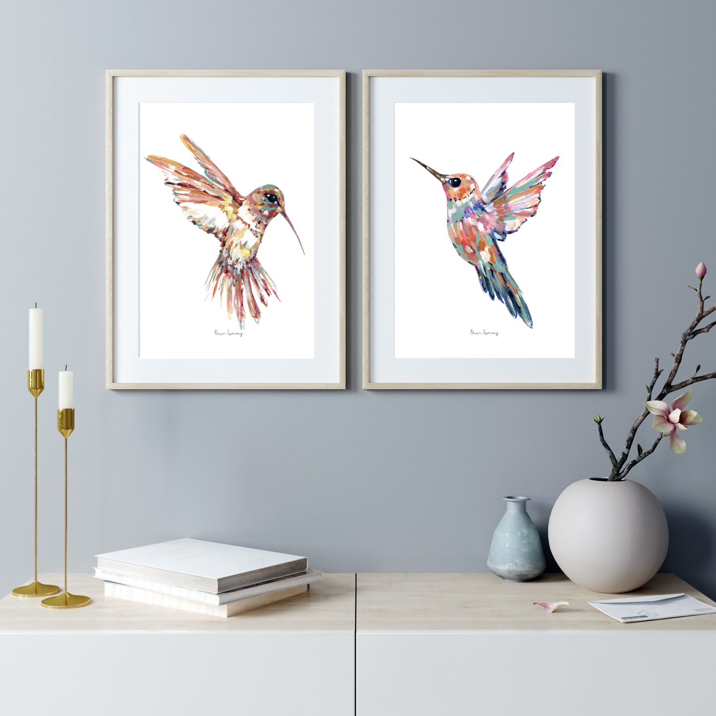 Hummingbirds - 2 Piece Set