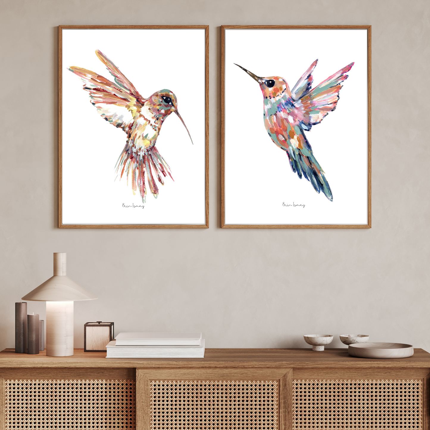 Hummingbirds - 2 Piece Set