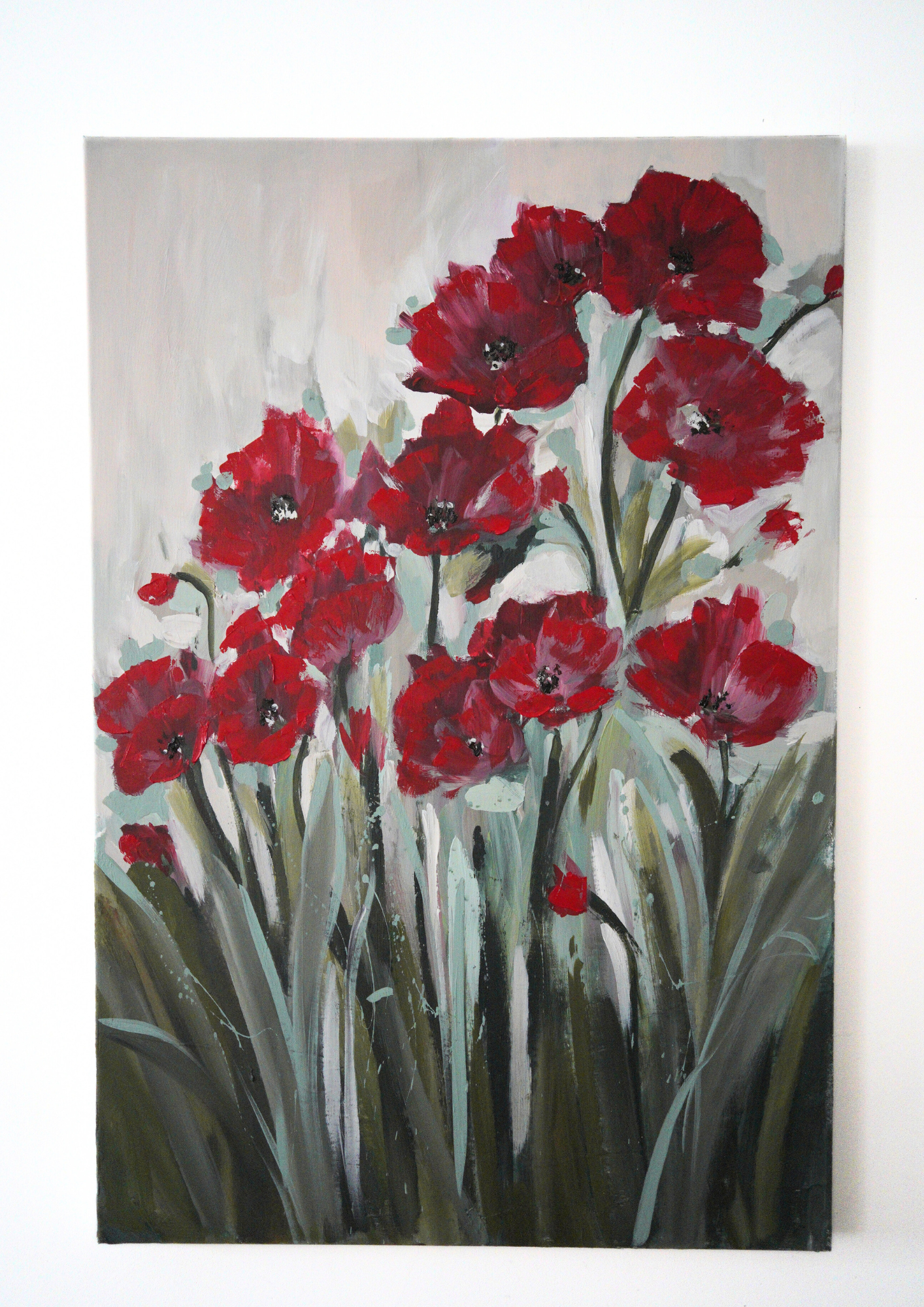 Poppies Original Botanical Artwork