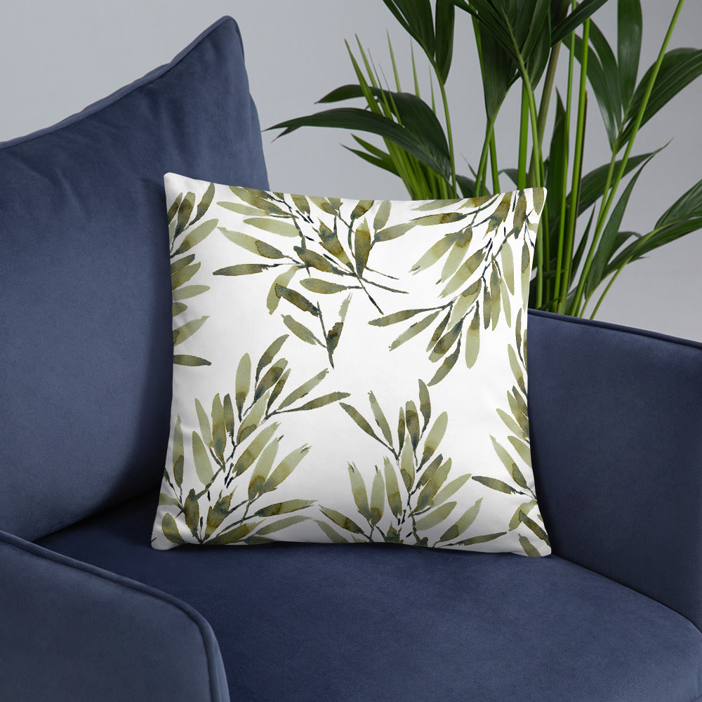 Fresh Greens Throw Cushion