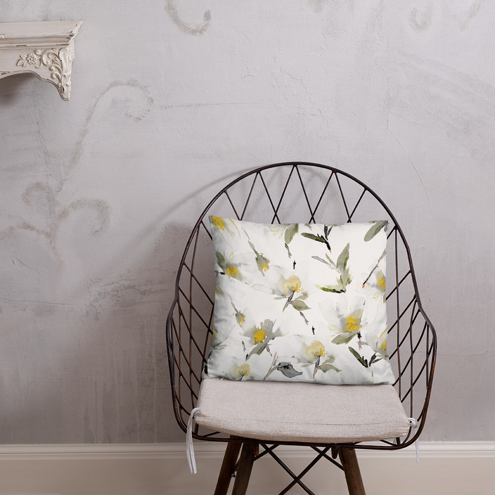 Magnolia Throw Cushion