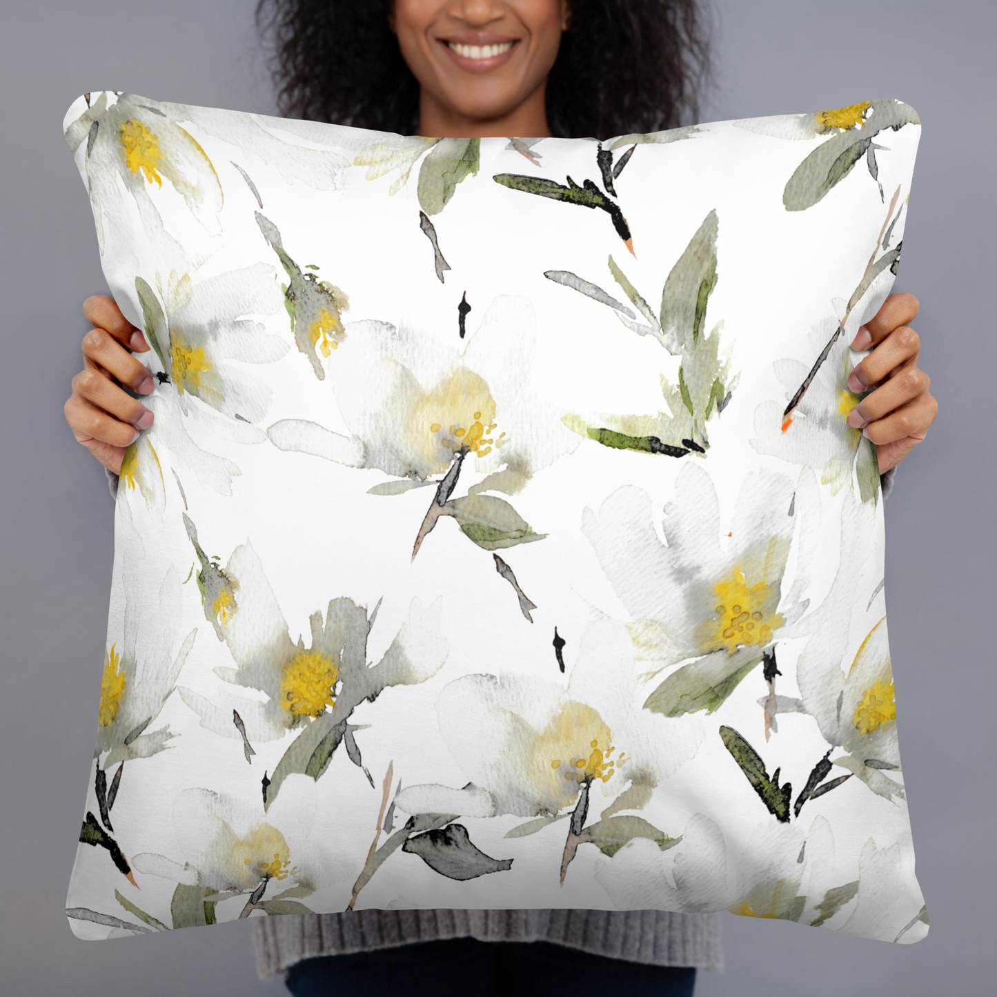 Magnolia Throw Cushion