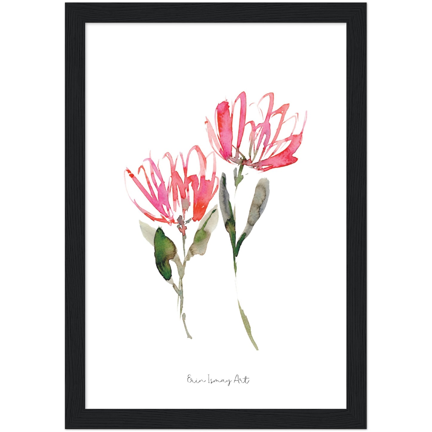 Sweet Proteas Watercolour Print