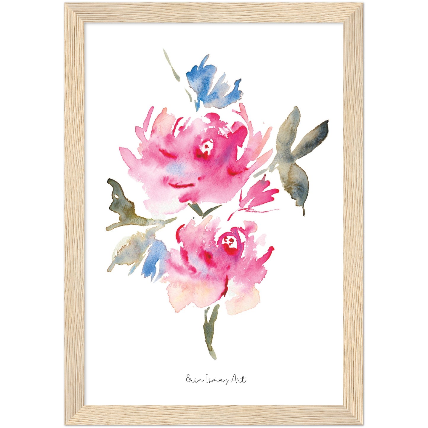Loose Floral Watercolour Print