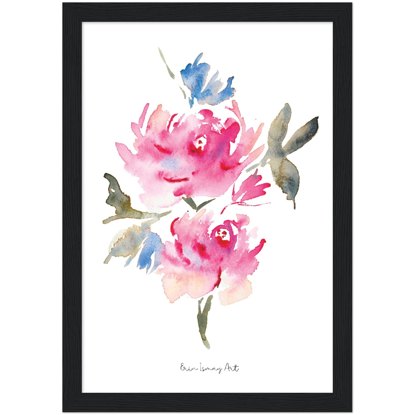 Loose Floral Watercolour Print