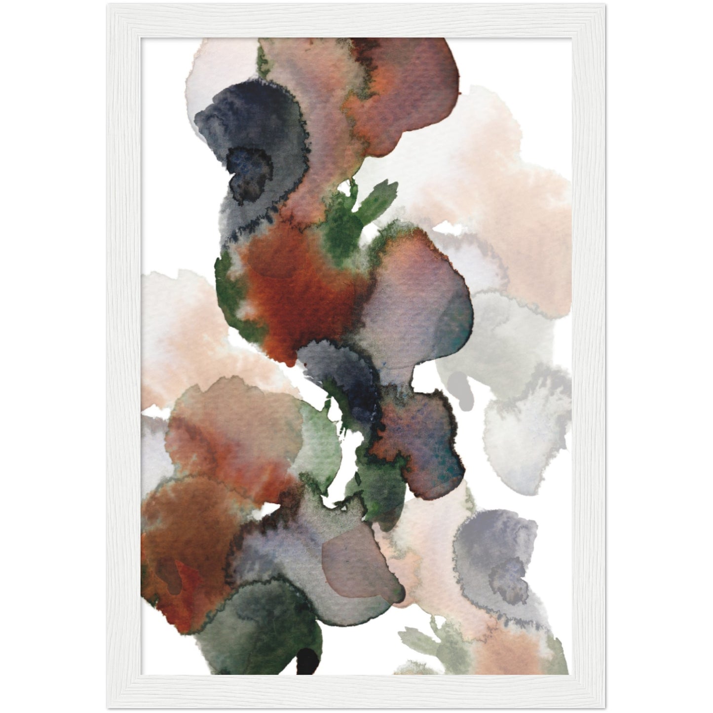 Organic Abstract Watercolour Print